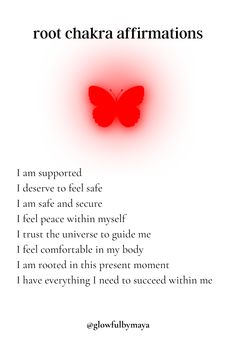 Affirmations For The Chakras, Affirmation For Chakras, Chakra Quotes Spirituality, Root Chakra Healing Affirmations, Root Affirmations, Self Affirmations Wallpaper, Crown Chakra Affirmation