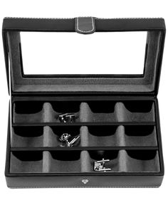 House your prized cufflinks in this luxe leather box from Bey-Berk featuring a glass-top display window that makes selecting the perfect accessory easier than ever. Cute Crush Quotes, Executive Gifts, Cufflink Box, Leather Box, Well Groomed Men, Leather Travel, Surf Shop, Mens Gift Sets, Luxury Gifts