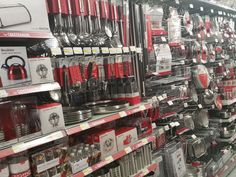 a store filled with lots of different types of cooking utensils