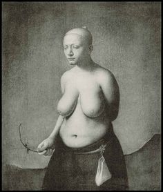 an image of a naked woman holding scissors