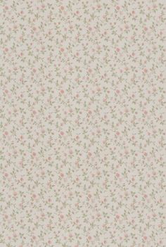 a white wallpaper with pink and green flowers on the bottom half of it,