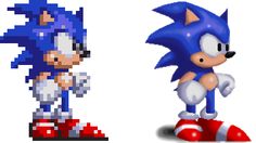 an image of sonic the hedgehog and sonic the cat from mario kartman