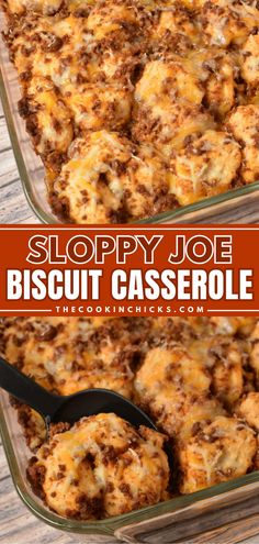 This Sloppy Joe Biscuit Casserole recipe is an easy, family-friendly, and delicious twist on the classic comfort food. This delectable dish combines the savory goodness of Sloppy Joes with the comforting flakiness of biscuits, creating a homemade casserole that’s easy to make and impossible to resist. Using simple ingredients, you may have everything you need already on hand! Sloppy Joes Biscuits, Biscuit Casserole, Ground Beef Casserole Recipes, Beef Casserole Recipes, Ground Beef Recipes Easy, Sloppy Joe, Beef Recipes Easy, Easy Casserole Recipes