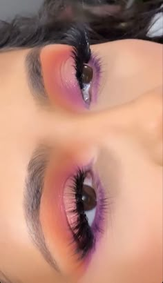 Purple Eye Makeup, Eye Makeup Pictures, Colorful Eye Makeup