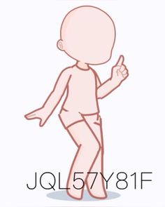 a drawing of a person standing in front of the text jol5y81f