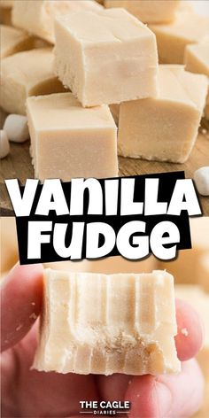 vanilla fudge is an easy and delicious dessert that's ready to be eaten