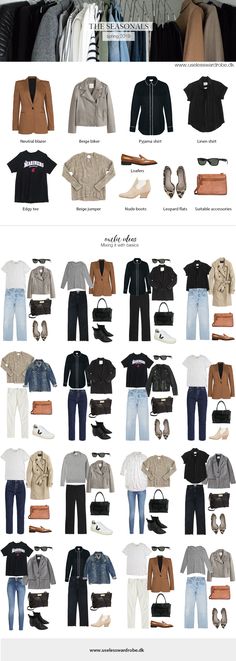 My current capsule: spring 2019. Edgy Capsule Wardrobe, Quoi Porter, Spring Capsule, Spring Capsule Wardrobe, Style Hijab, Fall Capsule Wardrobe, Fashion Capsule, Style Fall