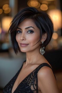 Κούρεμα Bob, Bold Women, Short Hair Images, Bob Haircuts For Women, Trendy Hair, Short Hair Haircuts, Short Hair With Layers, Short Bob Hairstyles, Short Haircuts