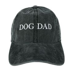 This baseball cap will make the perfect gift for the dog loving male in your life. It has an interior sweatband for comfort and a 7-inch wide brim to help shade you from the sun. The adjustable t-slide closure provides you with the perfect fit and the trendy "Dog Dad" embroidery is one you are sure to love. Made of 100% Acrylic Cadet Hat, Cap Men, Cold Weather Accessories, Baseball Caps, The Dog, Hats For Men, Baseball Cap, Baseball Hats