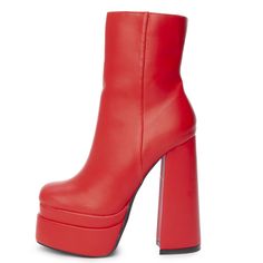 Ari-3 Platform Heel Boot – TiltedSole.com Red Platform Boots, Party Playlist, Red Platform, Platform Heels Boots, Heel Boot, Kids Styles, Chunky Block Heels, Heels Boots, Platform Heel