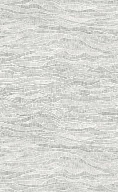 an abstract gray and white wallpaper with wavy lines on the surface, as well as waves