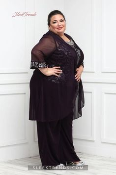 plus size women clothing, plus size beaded dresses, plus size beaded jacket, plus size beads dresses, plus size bead jackets, women plus size clothing, women clothes, womens clothes Elegant Plus Size Outfits, Pants Plus Size Women, Beaded Pants, Dresses Mother Of The Groom, Plus Size Pant Suits, Mother Of The Groom Dress, Mother Of The Bride Plus Size, Mother Of The Bride Suits, Beaded Dresses