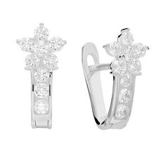 These baby huggie hoop earrings are made from solid 925 sterling silver and set with shiny high-quality cubic zirconia stones shimmer for extra shine like a diamond. They make an ideal gift for women & girls who want to add a touch of sophistication to their everyday wear. The earrings are plated with an anti-tarnish coating to ensure they don't fade or change color over time. They are suitable for both kids and adults and can be used for cartilage piercings such as tragus, conch, flat, or helix Cartilage Piercings, Tragus Conch, Baby Flower, Lobe Piercing, Cartilage Piercing, Huggie Hoop Earrings, 925 Jewelry, Tragus, Cz Stone