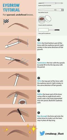 Eyebrow Tutorial Shaping, Beautiful Eyebrows, Makijaż Smokey Eye, Perfect Eyebrows, Eyebrow Tutorial