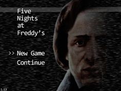 a television screen with the caption five nights at friedby's new game continue