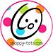 an image of a logo with the words happy dots on it's face and colorful circles