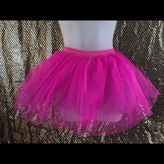 Brand New, Never Worn Pink Tutu Size Xs/S Pink Tutu Skirt Women, Layered Hot Pink Skirt, Tutu Pink, Pink Tutu Costumes, Hot Pink Tutu, Pink Tutu Ballet, Hot Pink Skirt, Pink Tutu, Pink Skirt