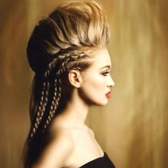 High Hair, Mohawks, Braided Hairstyles Updo, Creative Hairstyles, Hair Collection, Artistic Hair