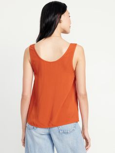 scoop neck wide straps loose fit hits at waist models are approx.  5'9" and wear sizes s (4), l (12) and xl (18)machine wash according to the care instruction label Satin Crop Top, Wide Straps, Petite Size, Toddler Boys, Old Navy, Scoop Neck, Loose Fitting, Crop Tops, Models