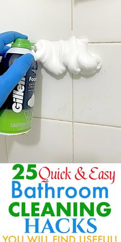 the 25 quick and easy bathroom cleaning hacks you will find