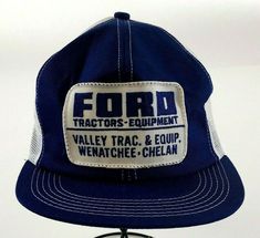 Ford Tractor Vintage Hat 80's Snapback Trucker Mesh Foam Patch K Brand Cap EUC SHIPPING: We ship all items within one business day of your payment clearing (excluding weekends and holidays).   RETURNS: We accept any item back within 30 days of original purchase date for a full refund, as long as they are received in the same condition as when they were shipped and received. Vintage Flat Brim Sports Hat, Vintage Snapback Hat With Visor For Outdoor, Vintage Adjustable Snapback Hat With Logo Patch, Vintage Trucker Hat With Logo Patch, Vintage 5-panel Snapback Hat For Sports, Vintage Trucker Hat With Logo Patch And Flat Brim, Vintage 5-panel Trucker Hat For Sports, Vintage Trucker Hat With Flat Brim For Sports, Vintage Style Flat Brim Trucker Hat For Sports