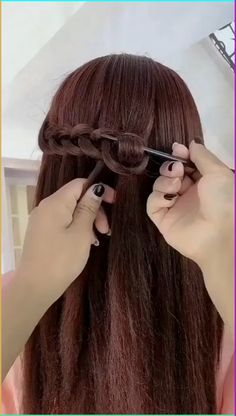 DIY Long Half Up Half Down Prom Wedding Hairstyle Tutorial Diy Prom Hairstyles, Wedding Hairstyle Tutorial, Half Up Half Down Prom, Diy Prom, Wedding Hairstyles Tutorial, Simple Prom Hair, Hair Done, Hairstyle Tutorial, Senior Prom