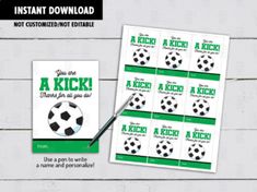 soccer stickers with instructions for kicking the ball