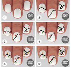 Nailart Tutorial, Xmas Nail Art, Nagellack Trends, Nail Designs Tutorial, Festive Nail Art, Nail Art For Beginners