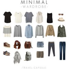 Minimalist Travel Wardrobe, Travel Capsule, Wardrobe Planning