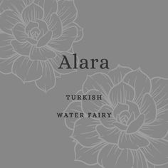 the cover for nahla arabic drink of water, with flowers in grey and white