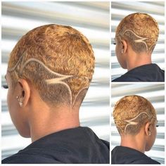 Bald Fade Women Black, Low Cut Hair Black Women, Short Shaved Hair, Top Fade Haircut, Low Cut Hairstyles, Bald Beauty, Fade Haircut Designs, Natural Haircuts, Taper Cut