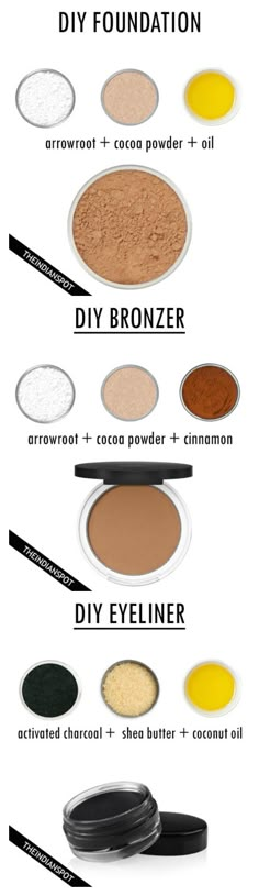 DIY ALL NATURAL MAKEUP More Diy Bronzer, Natural Makeup Remover, All Natural Makeup