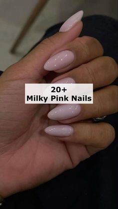 40+ Milky Pink Nails You Can't Get Around This Year brings together the best Nagel Inspo with trendy Nagellack shades. Perfect for summery nails and casual nails alike, these milky nails range from subtle, short cute classy nails to glitter pink designs. Featuring nail arts like Pink Nails OPI and subtle yet chic small classy nails, this collection has something for every style. Discover basic nails, Manikur Kuku, and even a touch of Kutek Disney charm for a playful, polished look this season.