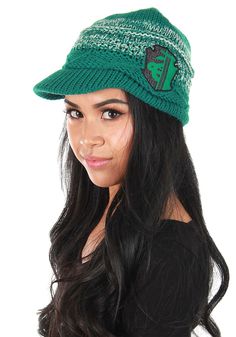 PRICES MAY VARY. Size: Standard MATERIAL: Crafted from 100% acrylic for a blend of softness, warmth, and durability. DESIGN: Features a classic knit brim hat design for both style and added comfort. SLYTHERIN PATCH: Adorned with an intricately embroidered Slytherin patch sewn on the side for a distinctive and authentic touch. VERSATILE FIT: Designed to fit most head sizes, providing versatility and ease of wear. A Sssensssational Accsssesssory You probably have yet to get your acceptance letter Harry Potter Knits Free, House Slytherin, Harry Potter Hat, Harry Potter Knit, Slytherin Harry, Troll Costume, Addams Family Costumes, Magical Accessories, Slytherin Harry Potter