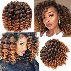 PRICES MAY VARY. Short Crochet Hair,Curly Crochet Hair, Wand Curls Crochet Hair,Jumpy Wand Curl,Jamaican Bounce Crochet Hair, Wand Curl Crochet Hair 2X Fluffy Wand Curl Package: 22 strands in each pack, 4 packs/Lot,(90g±5g)/Pack, Usually 4packs full a head, Free Crochet hook as gifts Advantage: Natural Looking, Tangle Free, Easy Brushing, Easy Separating, Easy to Crochet, Light & Soft, Let You Feel More Comfortable When Using and You Can Use It for Long Time curly crochet hair, Short and Bouncy Crochet Curly Hair, Crochet Hair Curly, Wand Curl Crochet Hair, Jamaican Bounce Crochet, Curly Crochet Hair, Jamaican Bounce, Hair Wand, Short Crochet, Hair African