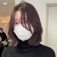 Short Haircuts For Round Faces Korean, Bob Hairstyle Asian, Shoulder Length Korean Haircut, Korean Short Hair Aesthetic, Asian Short Hair Straight, Shoulder Length Bob Thick Hair, Korean Long Bob, Asian Medium Hair, Korean Medium Haircut