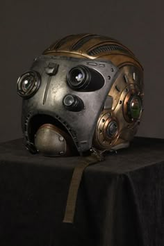 Steampunk Googles, Atomic Punk, Costume Armour, Steampunk Mask, Post Apocalyptic Art, Arte Robot, Cool Masks, Power Armor, Helmet Design