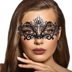 PRICES MAY VARY. Black Masquerade Mask is made of metal and crystal,can be bended to accommodate the face and durable and not easy to break. Halloween Mask for women with an elastic band,it can suitable most of heads and mask can also be deformed at will to fit the size of the face Black Masquerade Mask for women can be matched with your pants, dress and so on, perfect for halloween,Masquerade Ball,costume cosplay party,theatre production or other special occasions,you will get more compliment L Halloween Masquerade Ball, Masquerade Ball Costume, Masquerade Mask Costume, Prom Mask, Black Masquerade, Ball Costume, Mask For Halloween, Theatre Production, Dog Pooper Scooper