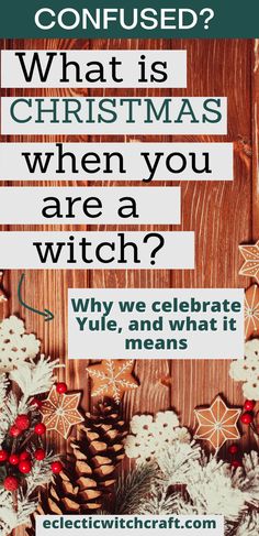 Learn Witchcraft, Pagan Christmas Tree, Celebrate Yule, Yule Decor, Christmas Witch, Yule Christmas