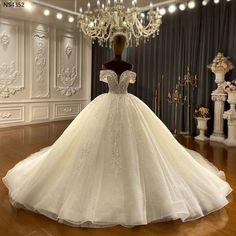 Diverse divas Off The Shoulder Straps Wedding Dress Ball Gown custom made dress Straps Wedding Dress, Wedding Dress Ball Gown, Dress Ball Gown, Formal Wear Dresses, Wedding Dresses With Straps, Wedding Dress Fabrics, Model Show, Affordable Dresses, Fairy Tale Wedding