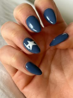 Happy Summer Nails, Sept Nails, Navy Nails, Fourth Of July Nails, Hello Nails, Physical Appearance, Baddie Nails, Summery Nails, School Nails