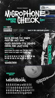 an advertisement for a music event with dj's on the front and back cover