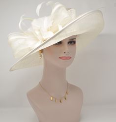 "How to take the custom order: 1. Show me the style of hat or fascinator you like from my store and a photo of your outfit and any other details you'd like me to know 2. I will send you a photo of the materials we have selected to be used for your hat and tell you the fee you need to pay, then give you a special link to purchase it, once completed, before I ship you the hat, I will show you the custom hat. The hat can be picked up in Rockville, Maryland. 3. Please keep in mind that no two hats a Horse Race Hats, Ascot Horse Racing, Kentucky Derby Style, Oaks Day, Sinamay Hat, Kentucky Derby Fascinator, Royal Ascot Hats, Derby Fascinator, Sinamay Hats