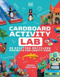 Cardboard Activity Lab: 25 Exciting Recycling Projects for Crafty Kids (DK Activity Lab) - Walmart.com Cardboard Activity, Home Experiments, Build A Solar System, Erupting Volcano, Space Activities, Dinosaur Activities, Easy Science Experiments, Stem Projects, Easy Science