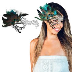 PRICES MAY VARY. Elegant Design: These masquerade masks are a must-have accessory for any formal event or party, adding a touch of sophistication and mystery to your outfit. The intricate lace pattern and beautiful colors make them a show-stopping accessory that is sure to turn heads and make you feel like a true queen Comfortable Fit: We know that comfort is just as important as style, which is why these masks are made from lightweight and breathable materials that feel great against your skin. Elegant Adjustable Masks For Party, Carnival Party Costume Mask, Elegant Headpieces For Carnival Masquerade, Adjustable Masquerade Mask For Carnival Costume Party, Elegant Masks For Costume Party And Carnival, Elegant Carnival Masks For Costume Party, Carnival Party Costume Accessories Eye Mask, Elegant Costume Accessories For Carnival And Mardi Gras, Elegant Mardi Gras Costume Accessories For Carnival