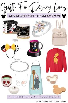 33 Cute Amazon Disney Lovers Gift Ideas | Lynn Mumbing Mejia Disney Gifts For Kids, Unique Disney Gifts, Disney Gifts For Adults, Scented Jewelry, Lovers Gift Ideas, Gifts For Disney Lovers, Disney Presents, Christmas Disney, Belle Disney