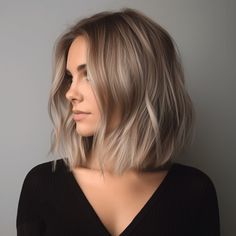 Ash Blonde Hair Balayage, Balayage Straight Hair, Blonde Hair Transformations, Shoulder Hair, Ash Blonde Hair, Balayage Hair Blonde, Hair Makeover