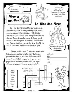 a crossword puzzle with words and pictures for children to use in the spanish language