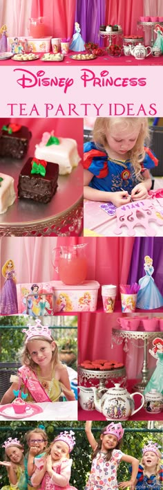 Disney Princess Party #BDayOnBudget ad @Walmart Princess Tea Party Ideas, Disney Princess Tea Party, Princess Tea Party Birthday, Party Corner, Man Street Style, Tea Party Ideas, Disney Princess Birthday Party, Princess Parties, Princess Tea Party