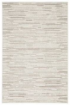 a white rug with lines on it